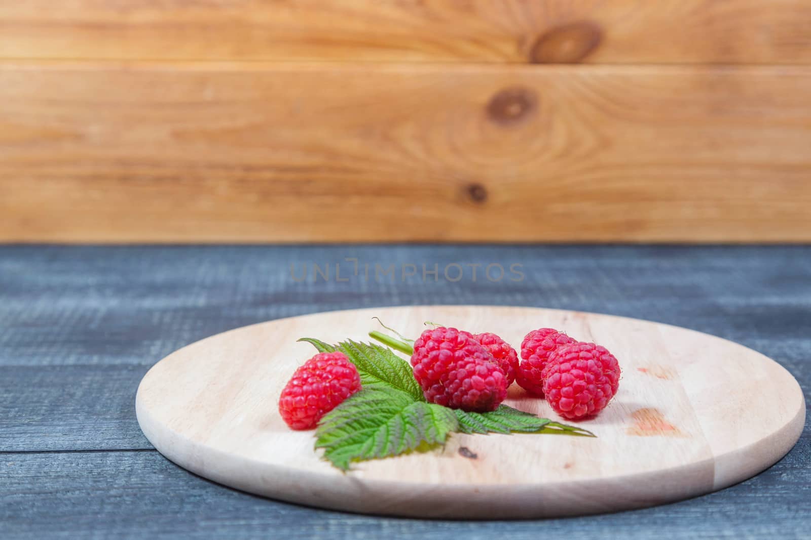 Raspberry. Health, summer. still life on wooden background. by galinasharapova