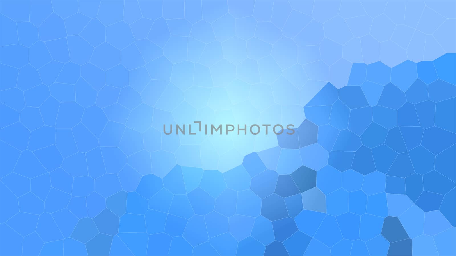 Blue modern bright blurred abstract polygonal mosaic background. low poly Geometric texture background in origami style. 2d Illustration crystal technology