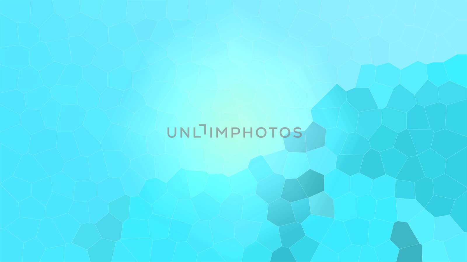 Azure modern bright blurred abstract polygonal mosaic background. low poly Geometric texture background in origami style. 2d Illustration crystal technology