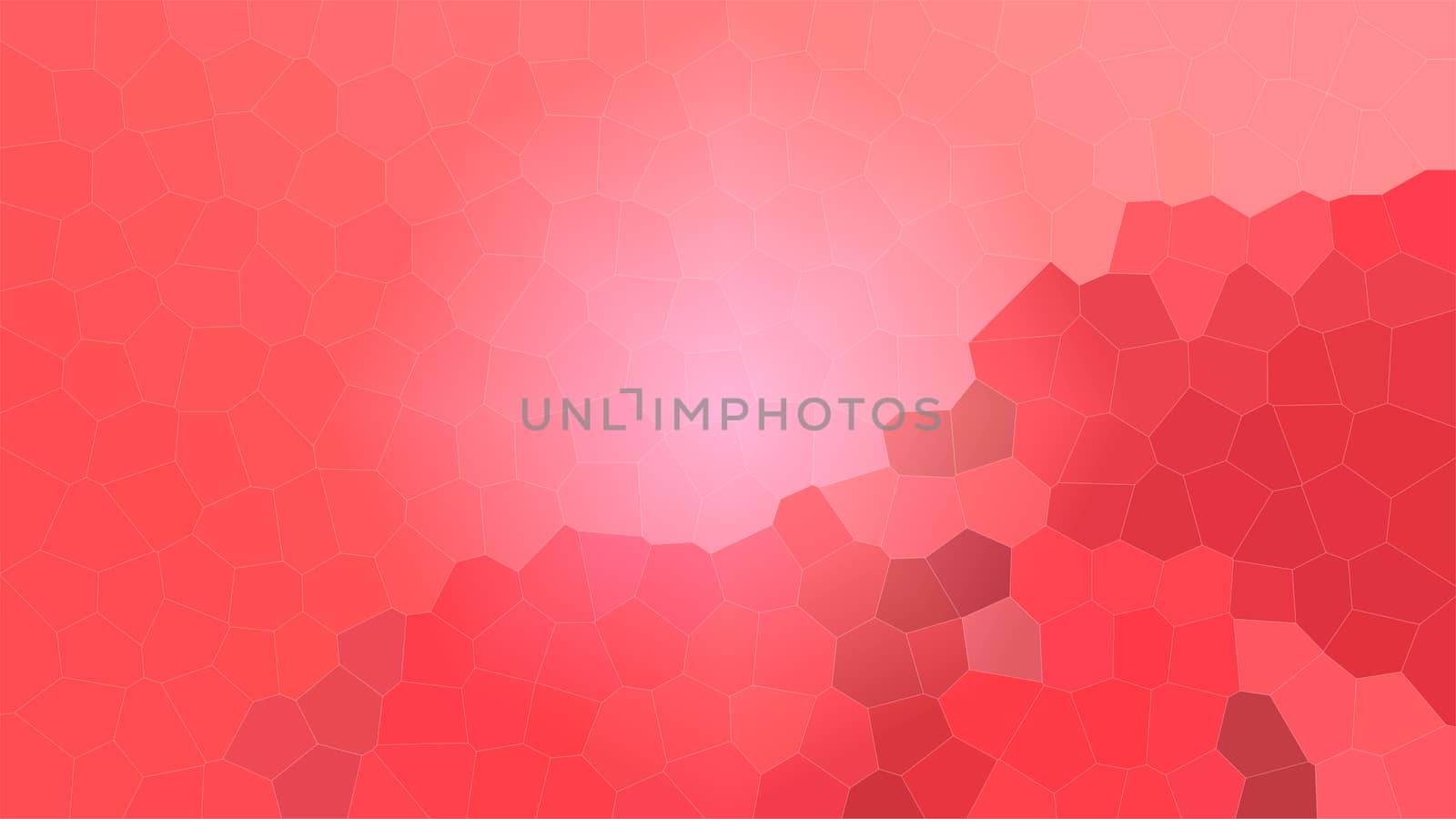 Red modern bright blurred abstract polygonal mosaic background. low poly Geometric texture background in origami style. 2d Illustration crystal technology
