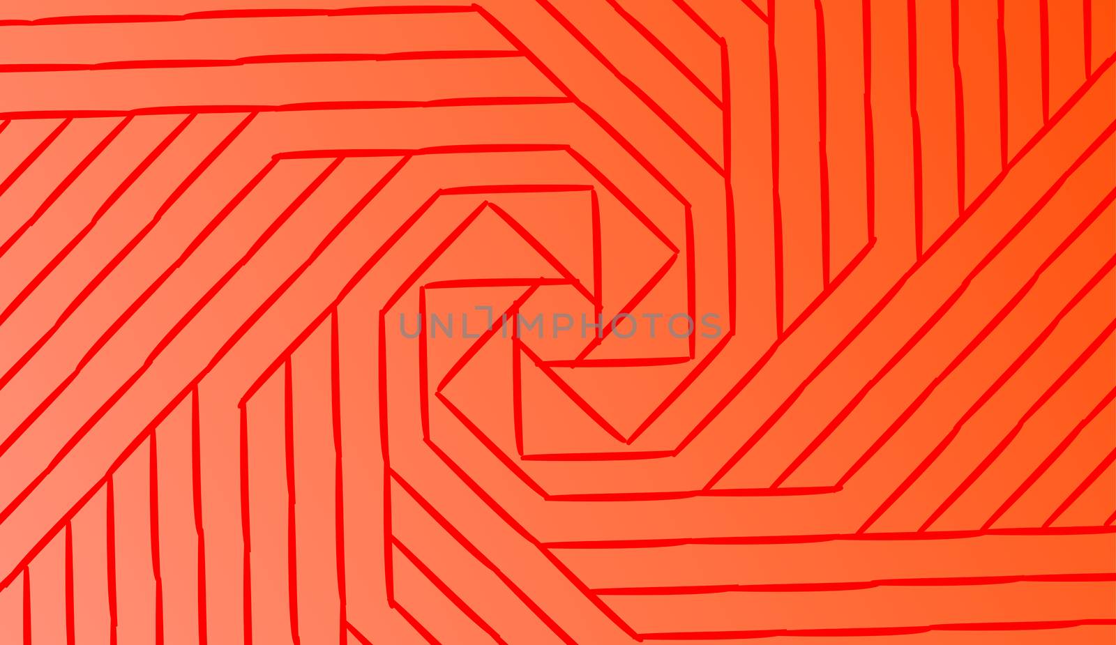 Cartoon red circuit board illustration background. Abstract technology wallpaper 2d Hd, spider web