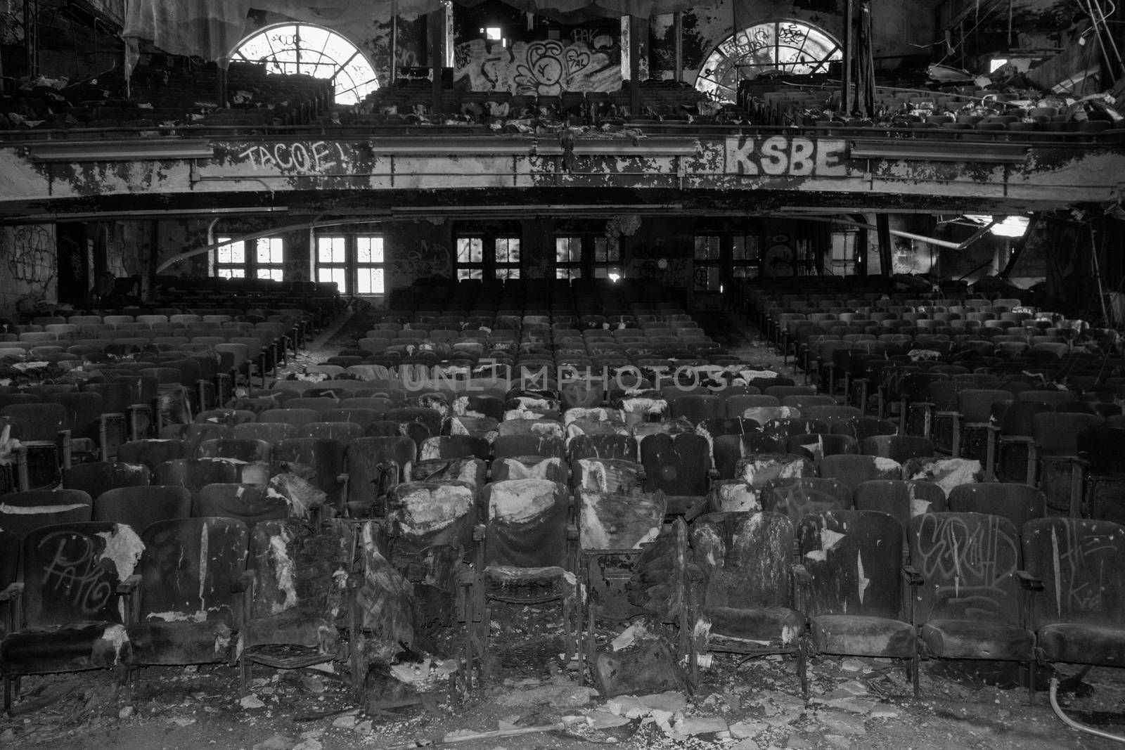 The Theatre at the Abandoned Proctors Palace in Newark New Jersey