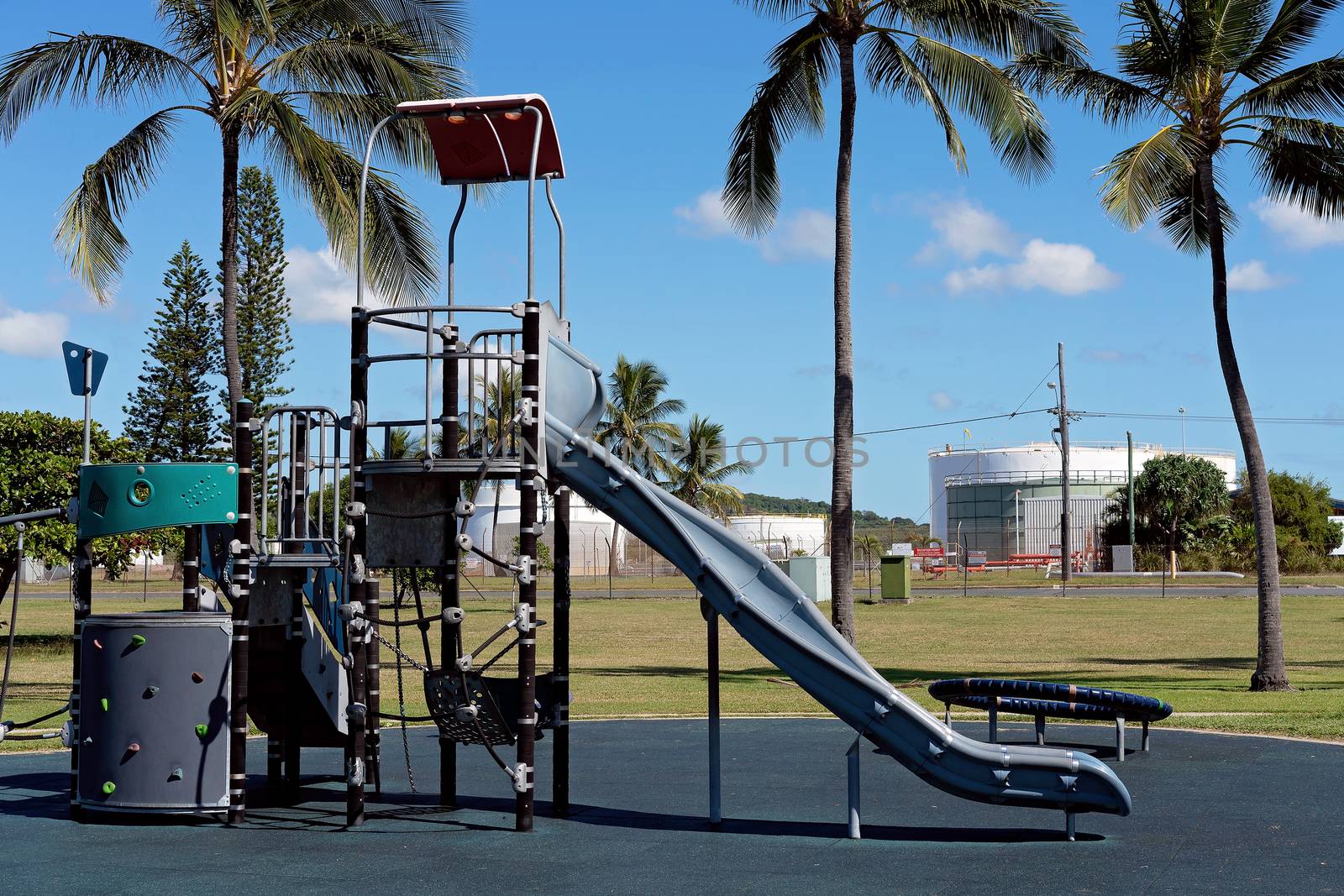 Empty Childrens Playground by 	JacksonStock