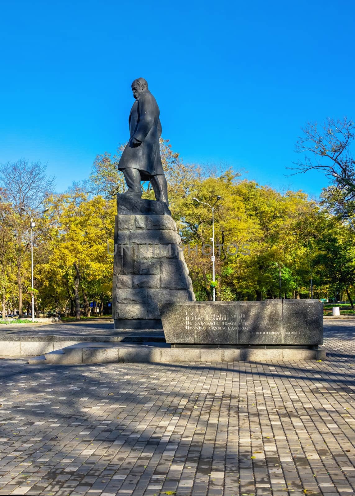 Monument to Taras Shevchenko in Odessa, Ukraine by Multipedia