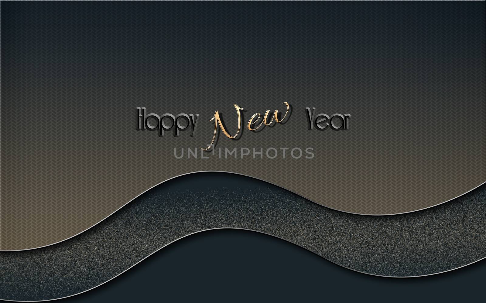2021Happy New Year glowing background. by NelliPolk