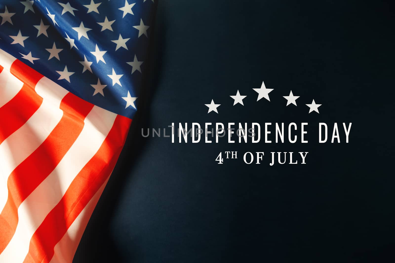 USA Independence day 4th of July concept, United States of America flag