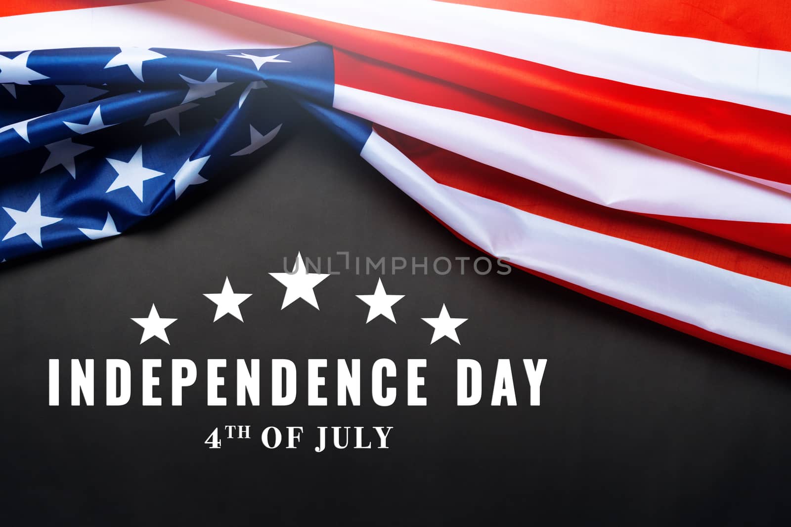 USA Independence day 4th of July concept, United States of America flag
