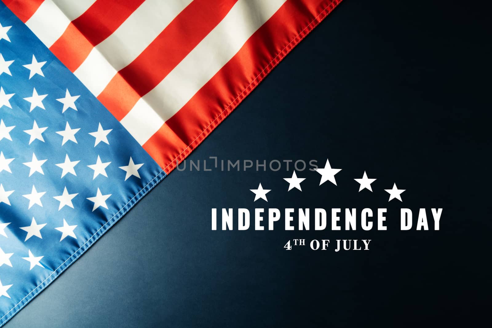 USA Independence day 4th of July concept, United States of America flag