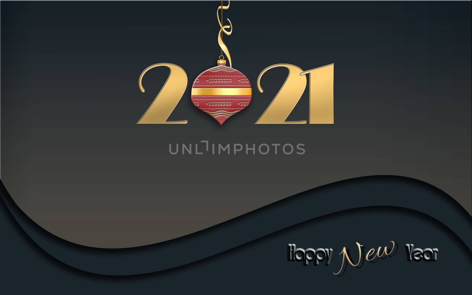 2021 New Year card by NelliPolk