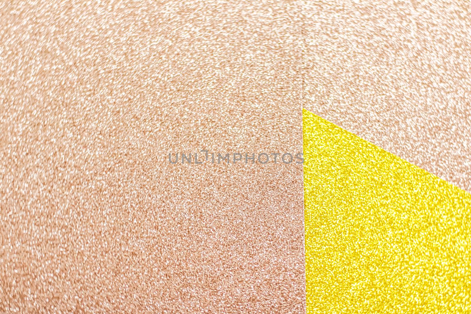 Blush pink and yellow shiny glitter paper background, abstract and holiday backdrop by Anneleven