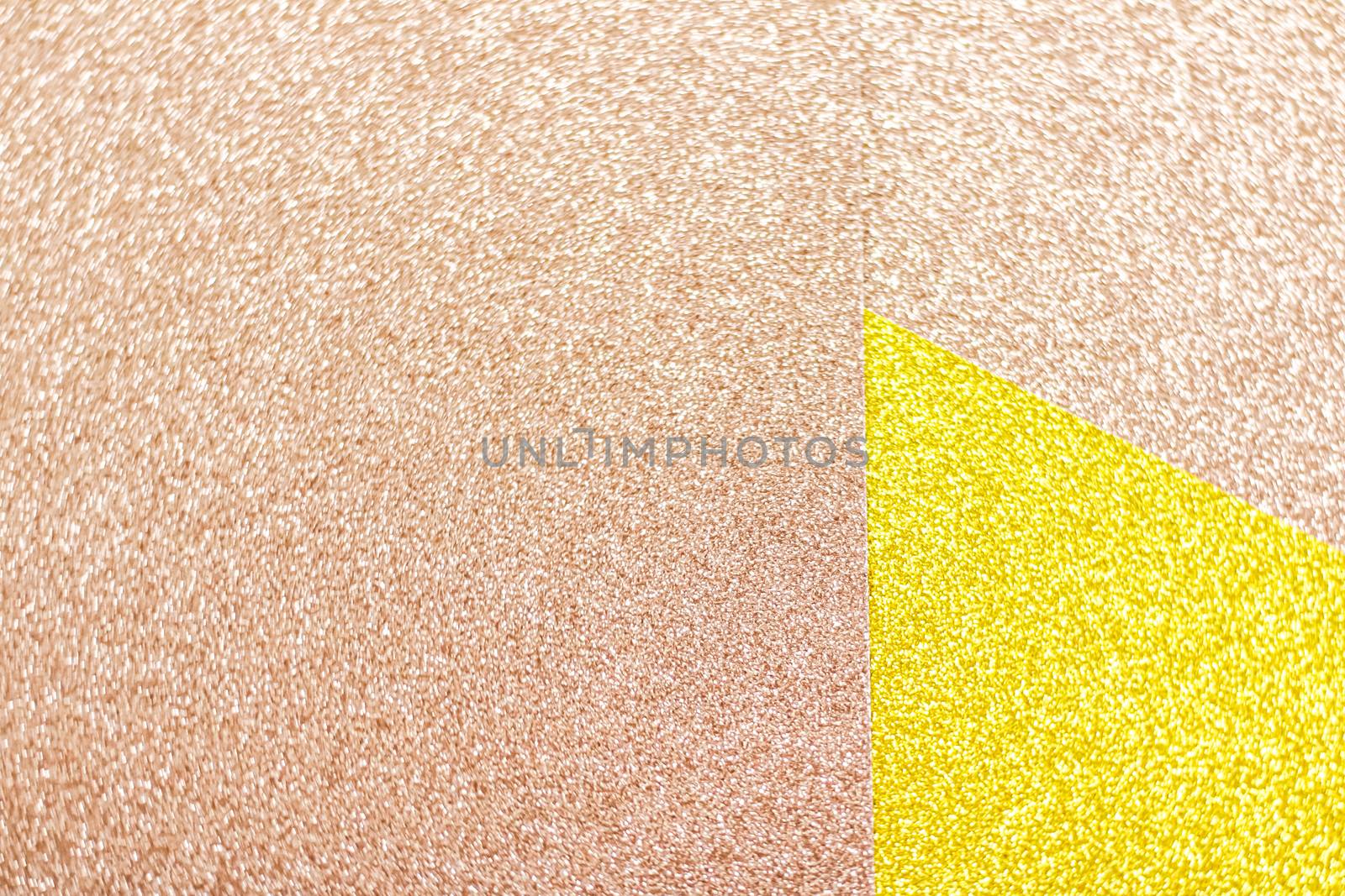 Blush pink and yellow shiny glitter paper background, abstract and holiday backdrops