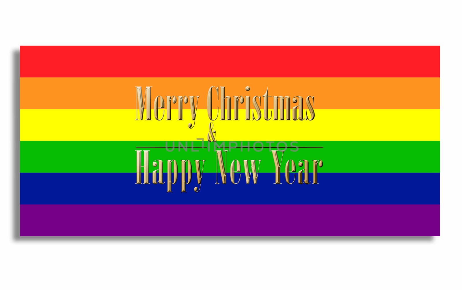 New Year Merry ChristmasLGBT concept by NelliPolk