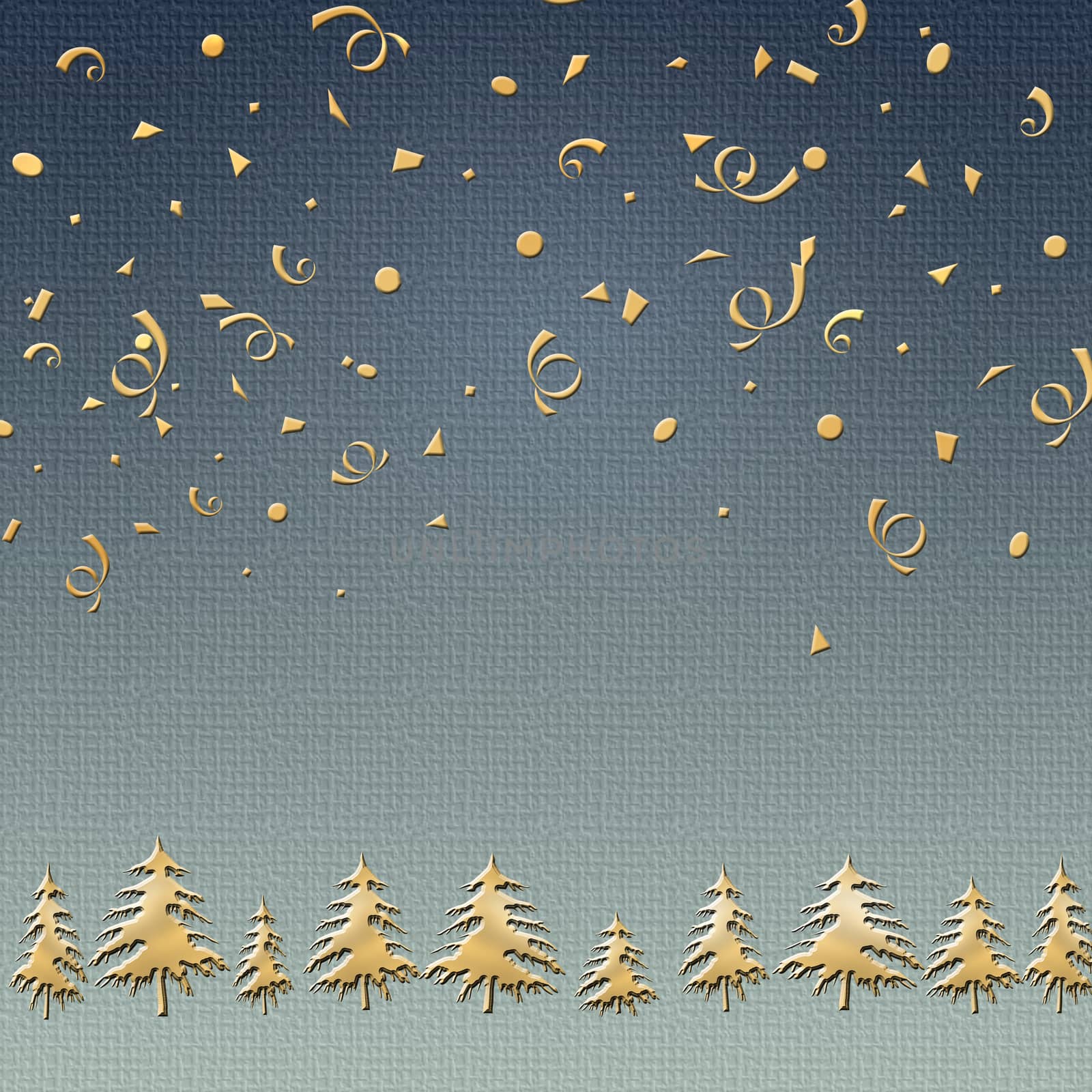 Happy new year, Merry Christmas elegant gold greeting card with light. Minimalistic by NelliPolk