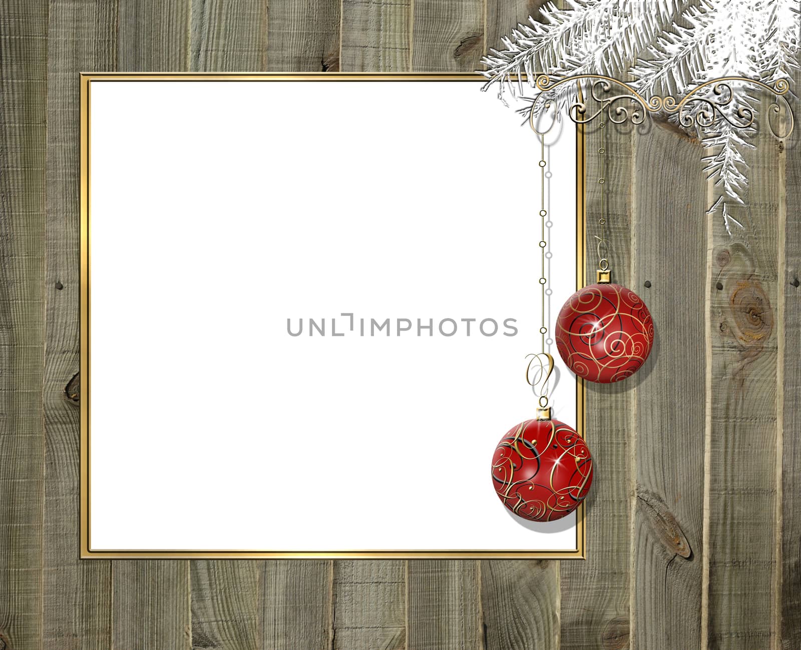 Mock up for Christmas New Year background by NelliPolk