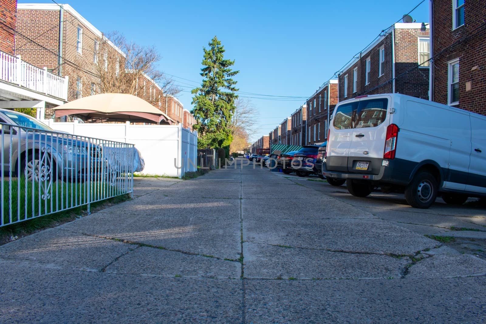 A Shared Driveway in Suburban Pennsylvania