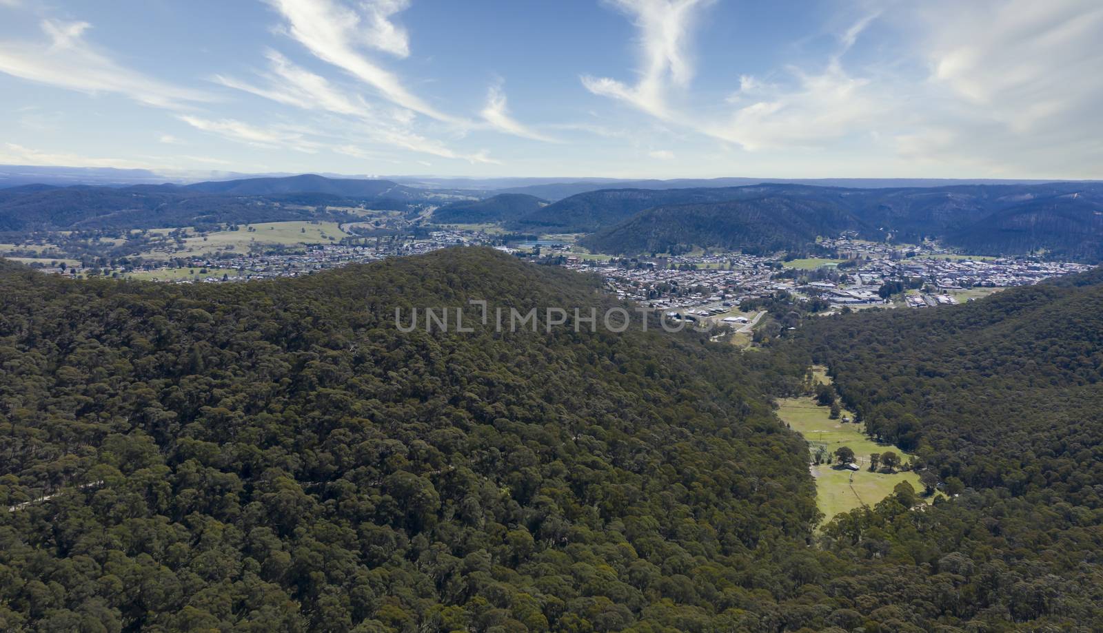 The township of Lithgow in regional Australia by WittkePhotos