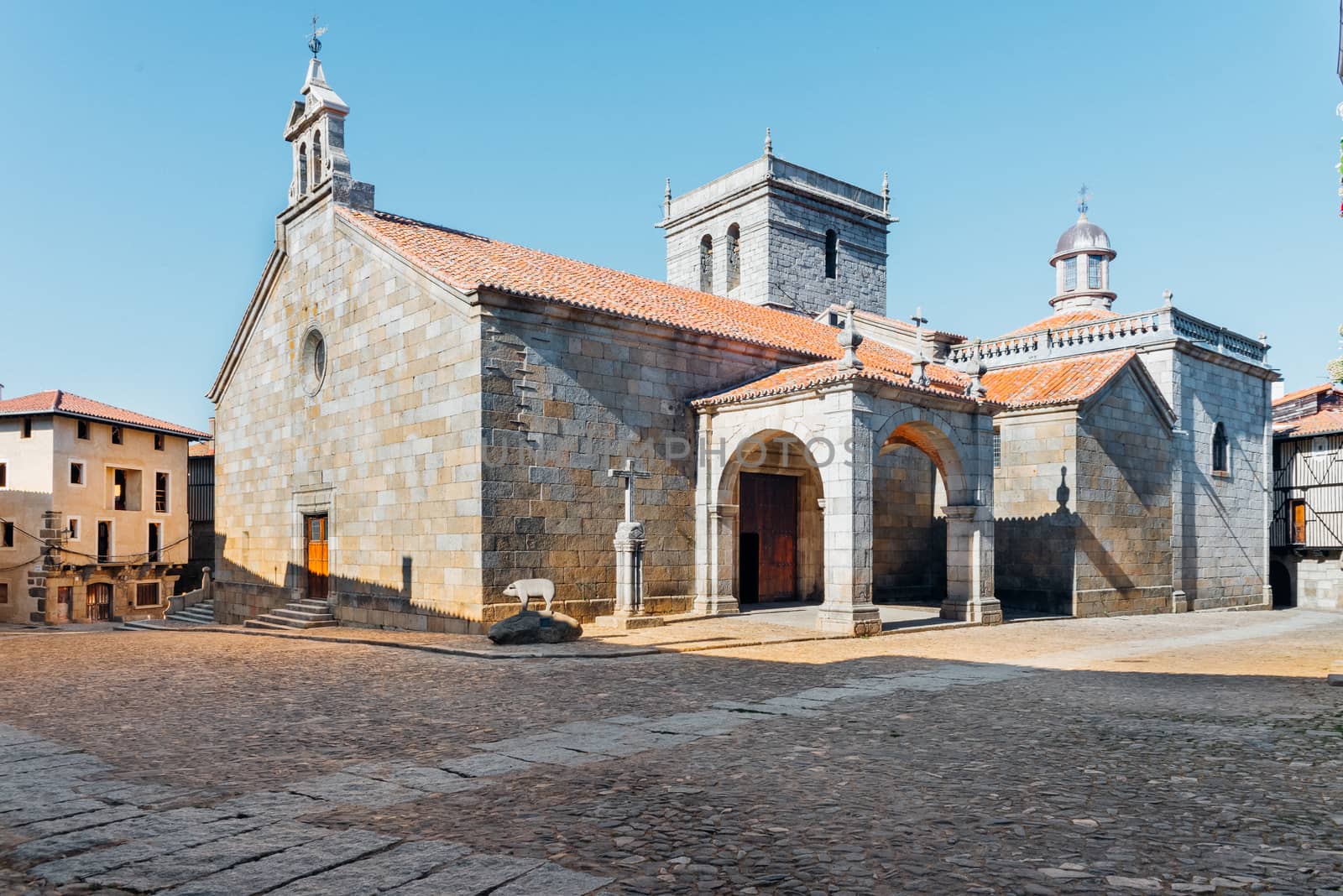 Our Lady of the Assumption Church in La Alberca, Salamanca, Spai by Fotoeventis