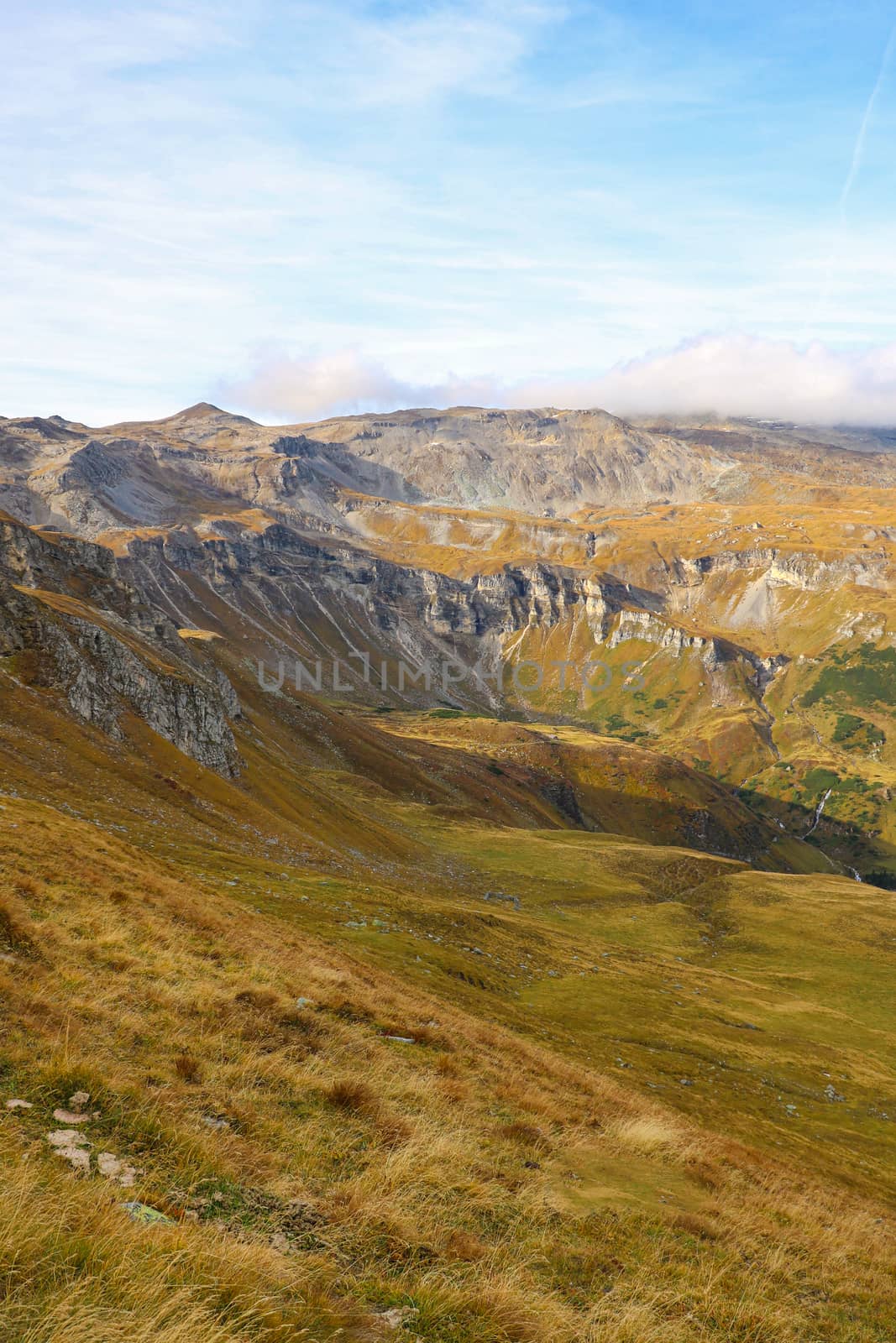 Nice view of the Austrian mountains in autumn. by kip02kas