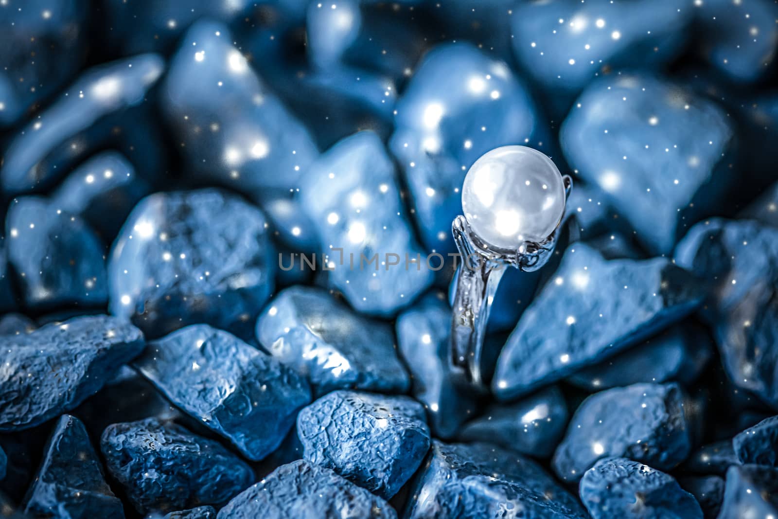 Pearl ring closeup, jewelry and accessory brand by Anneleven