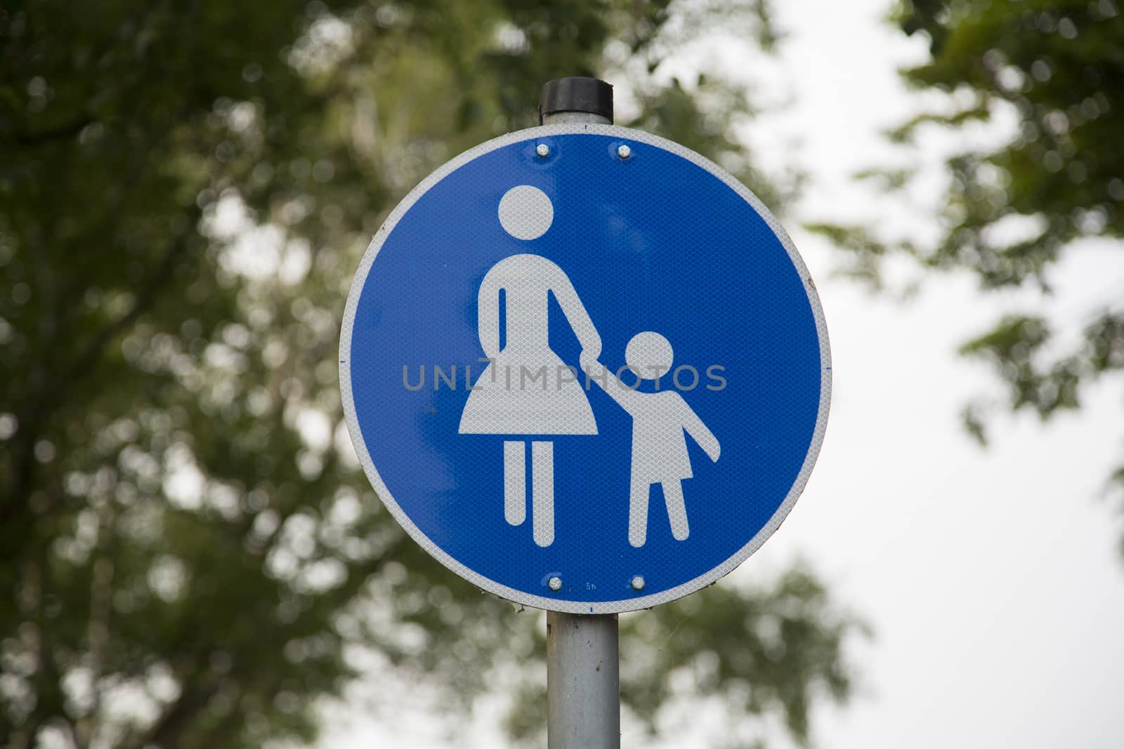 German traffic sign for pedestrians