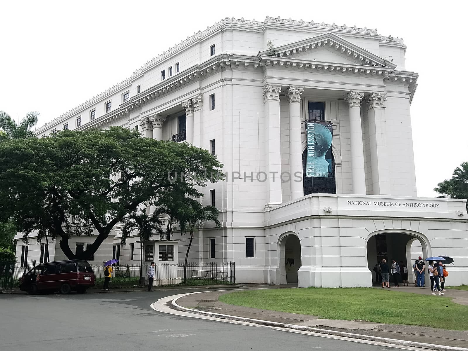 MANILA, PH - JULY 2 - National museum of anthropology facade on July 2, 2018 in Manila, Philippines.