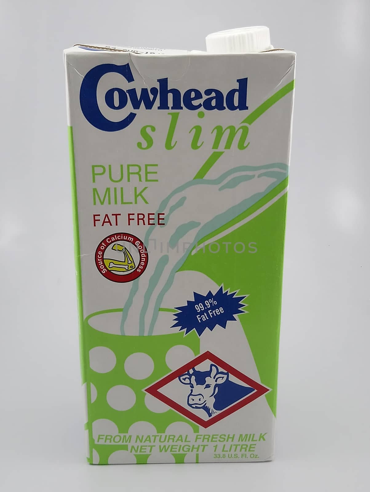 MANILA, PH - SEPT 21 - Cowhead slim pure milk fat free on September 21, 2020 in Manila, Philippines.