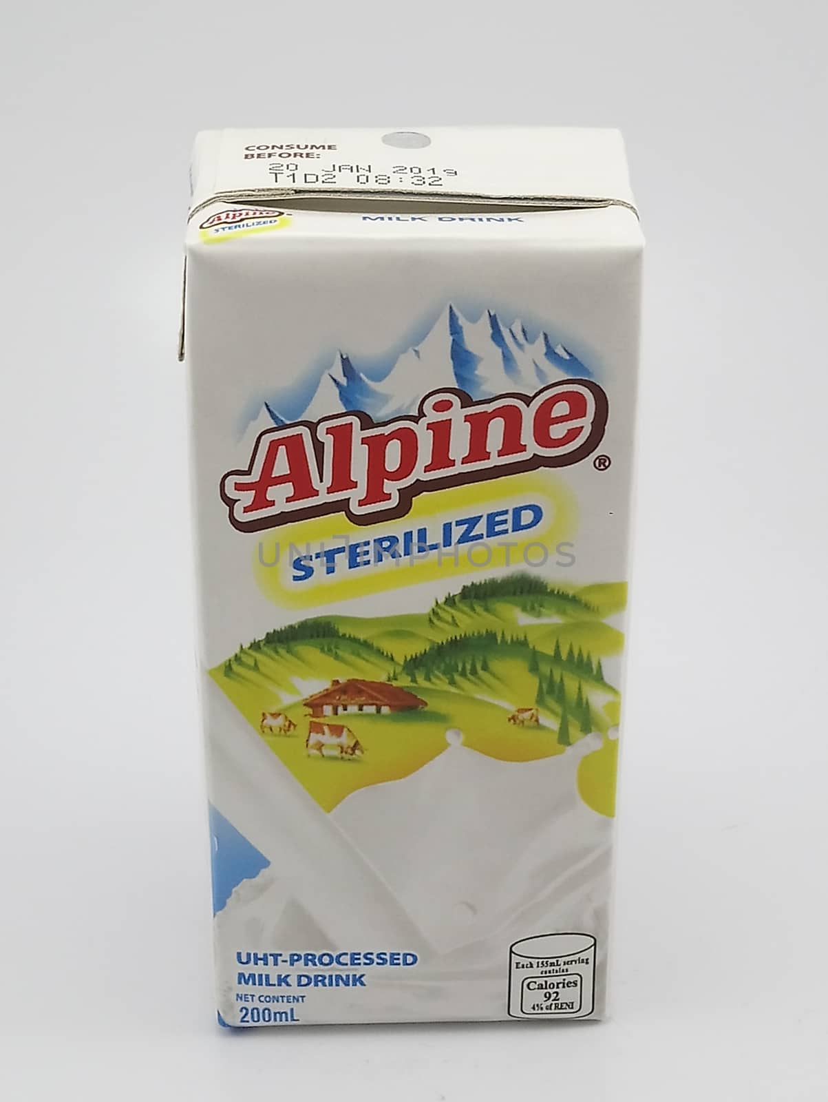 Alpine sterilized milk drink in Manila, Philippines by imwaltersy