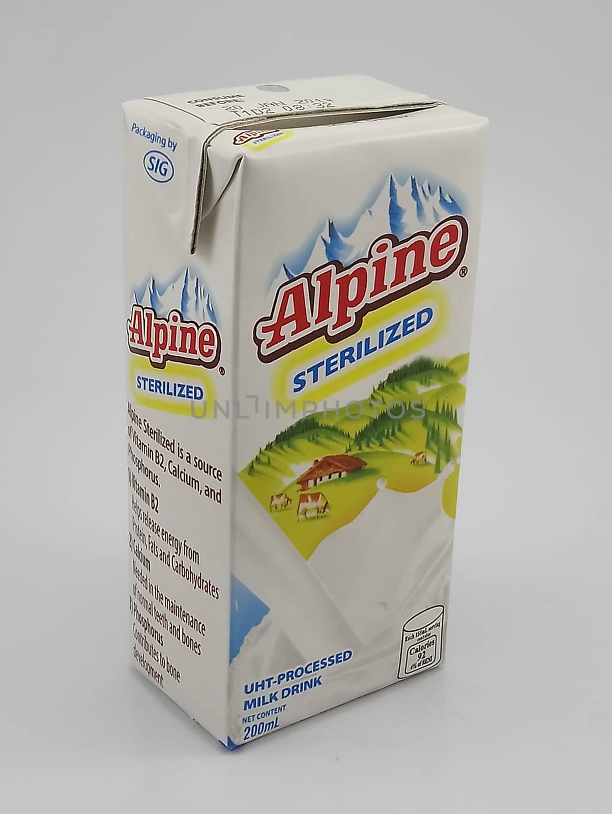 Alpine sterilized milk drink in Manila, Philippines by imwaltersy