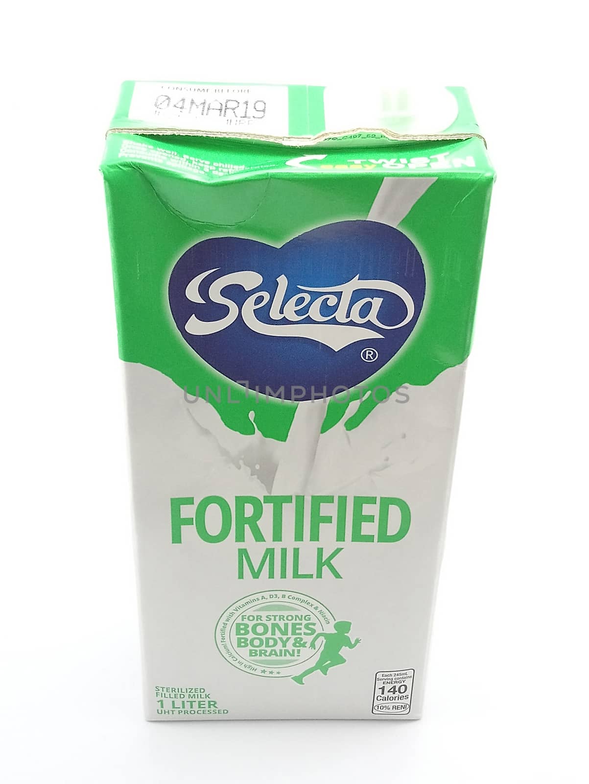 Selecta fortified milk box in Manila, Philippines by imwaltersy