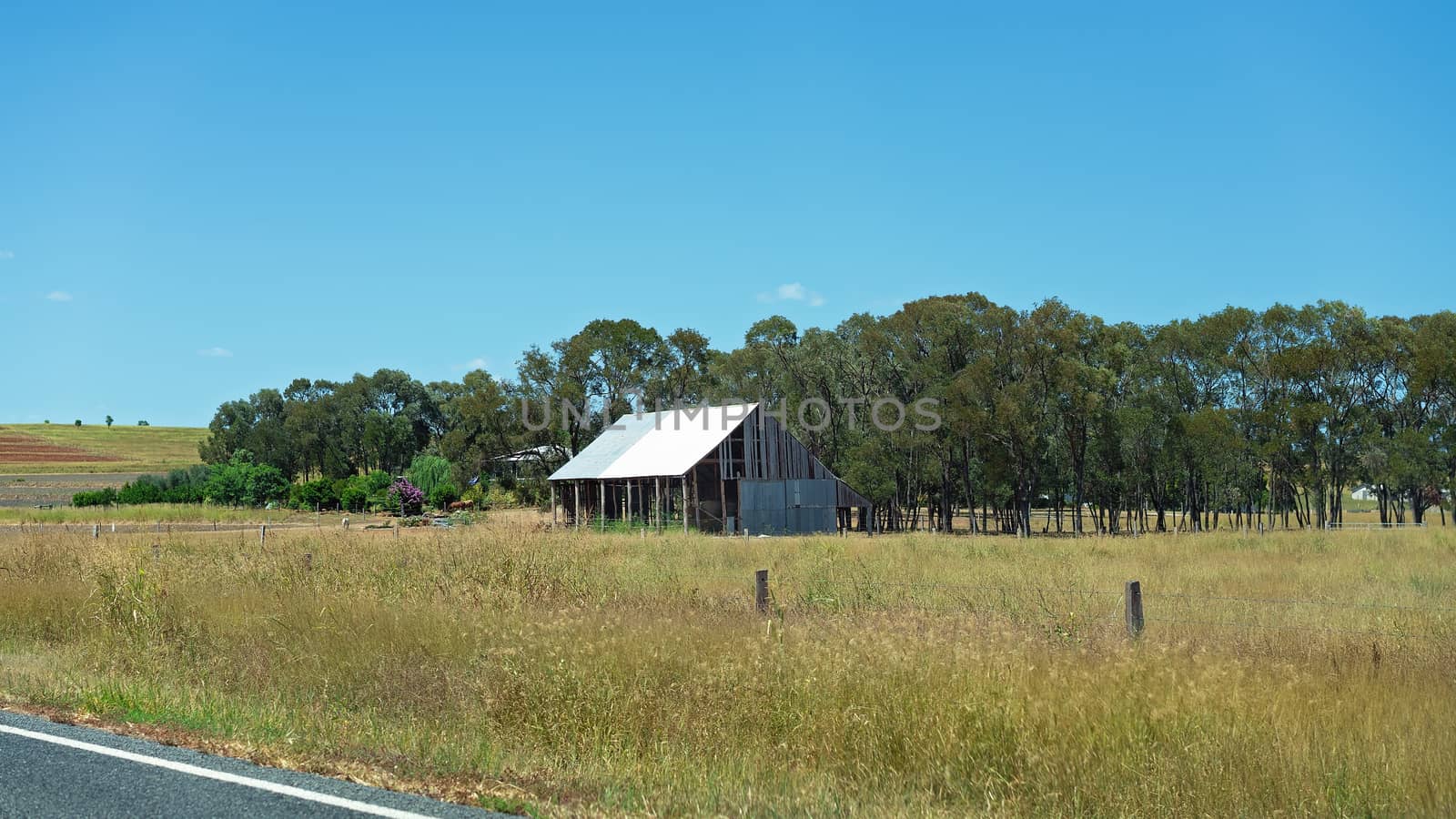 Old Timber Barn In The Australian Countryside by 	JacksonStock