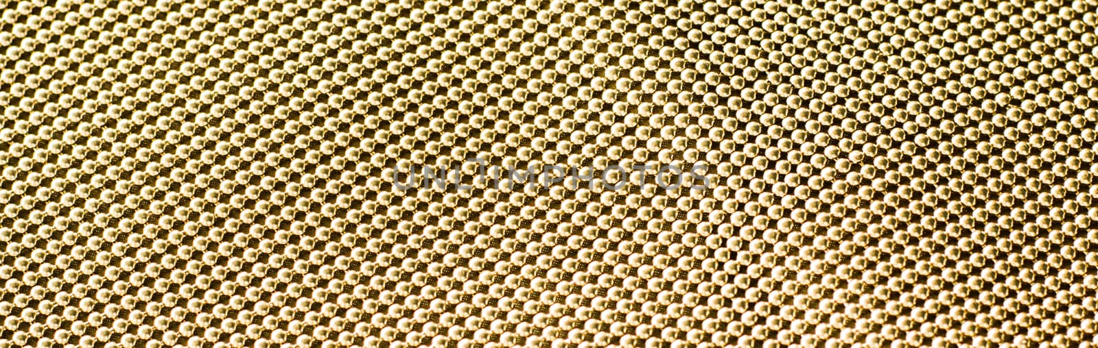 Golden metallic abstract background, futuristic surface and high tech material by Anneleven