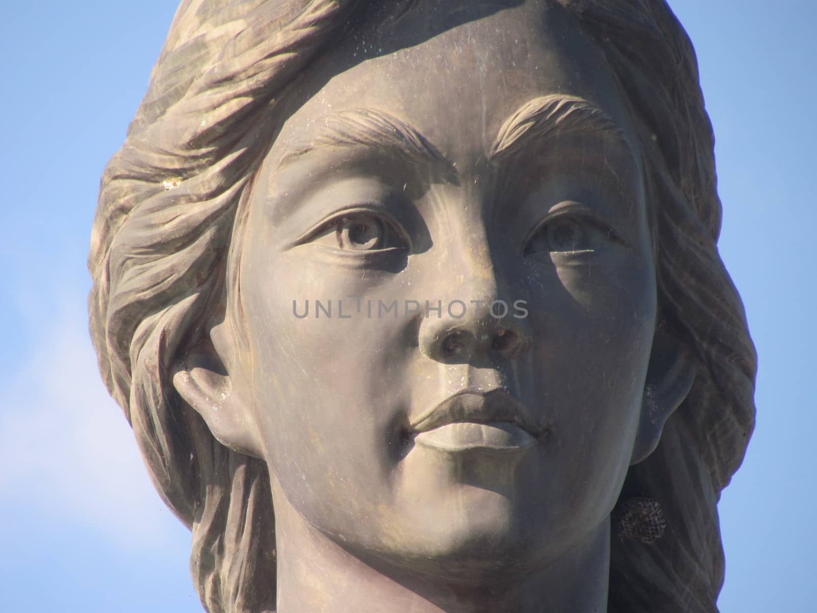The Statue of Soyanggang Cheonyeo(Virgin) in Chuncheon, South Korea- Sep, 2020 : It was built in 2005 to spread the song of "Soyanggang Cheonyeo" well known as the national popular song of Korea