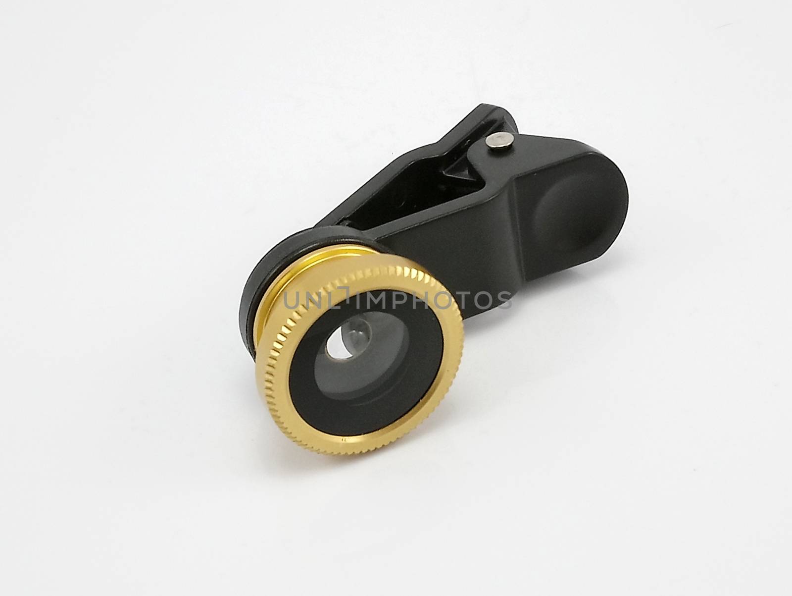 Smartphone camera lens attachment use to put it on small glass camera