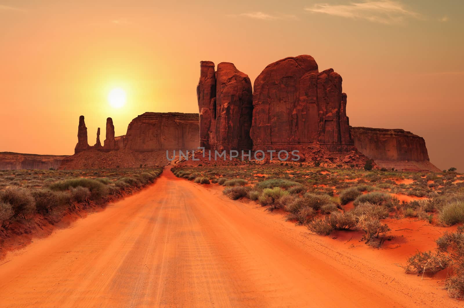 Dirt Road in Monument Valley by igorot