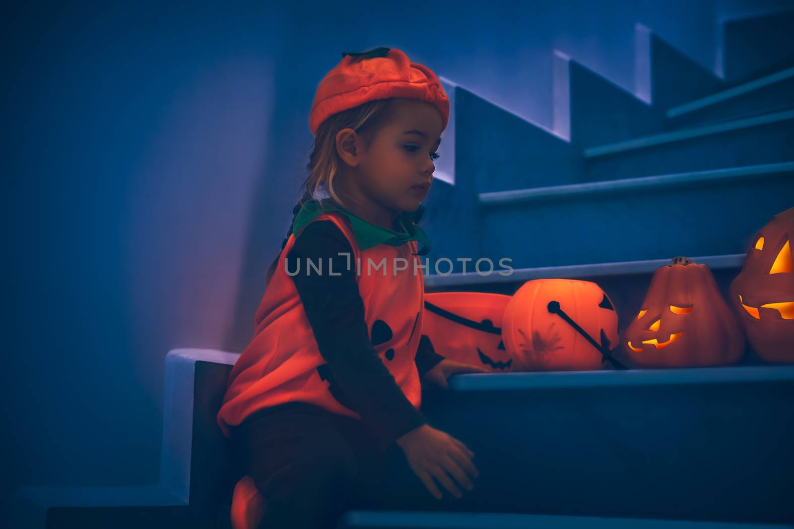 Baby Celebrating Halloween by Anna_Omelchenko