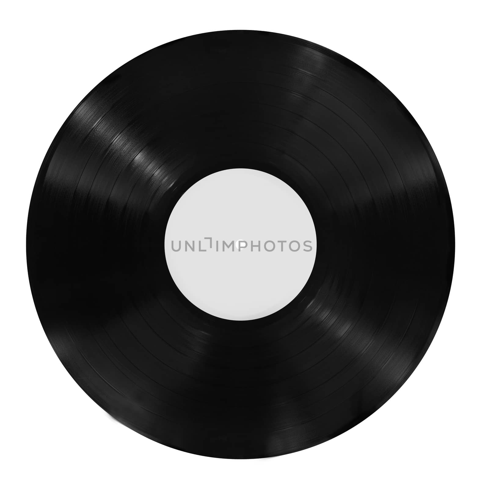 Music record in black on a white background.Texture or background