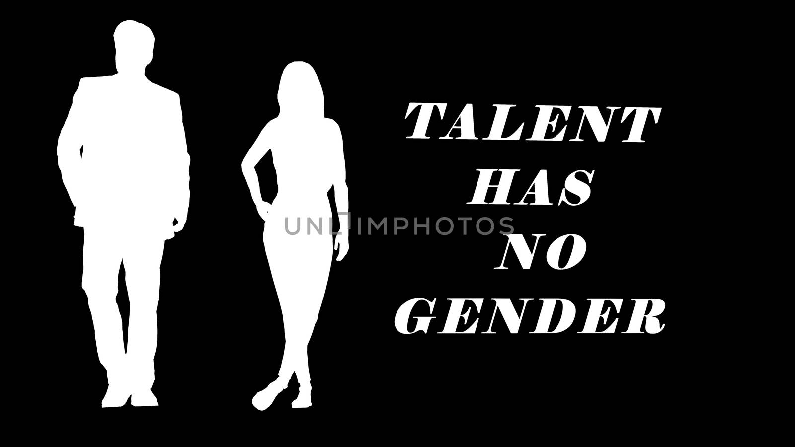 Here is no gender for talent , ability.