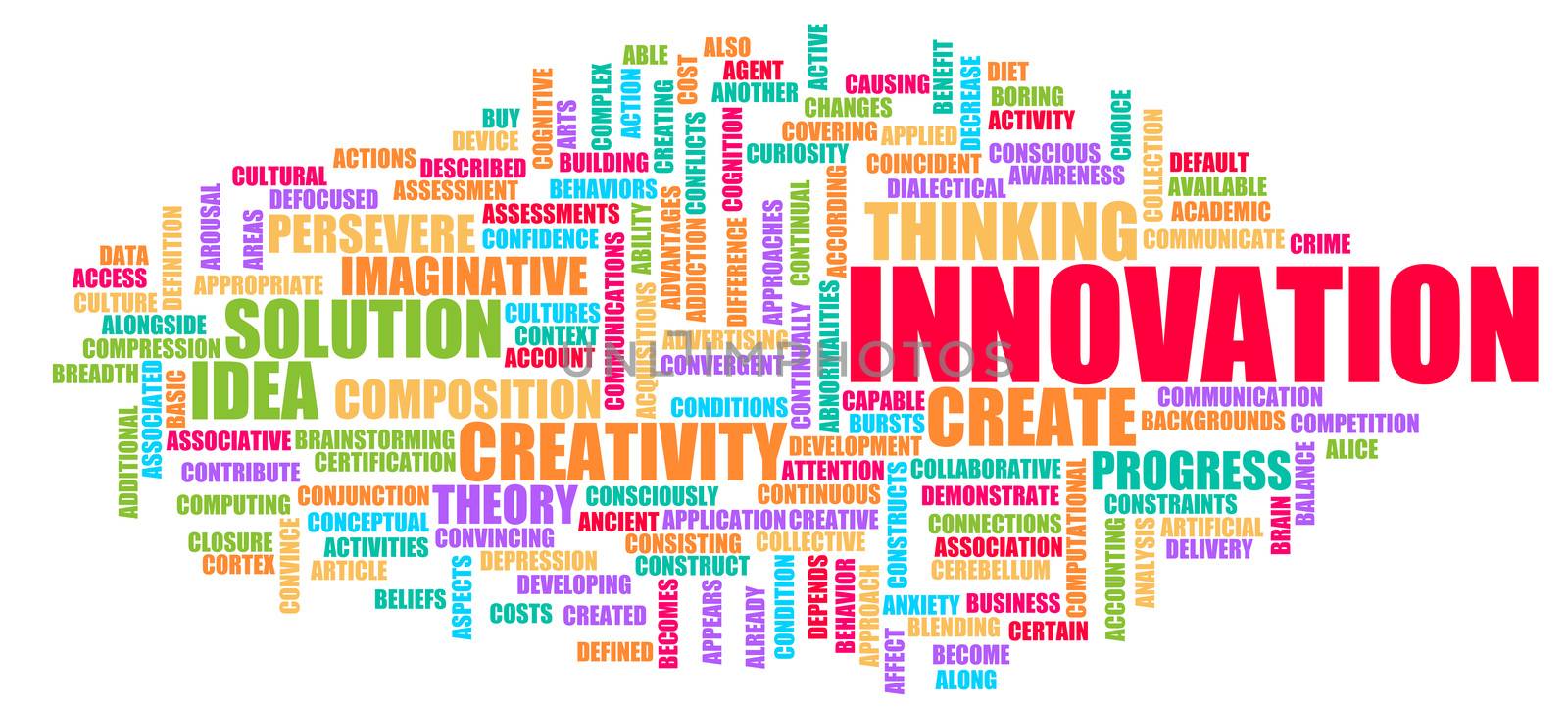 Innovation as a Business Technology Idea Concept Abstract