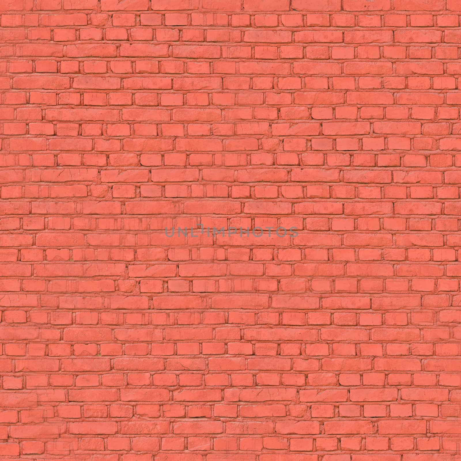 The old wall without finishing is made of red brick.Texture or background