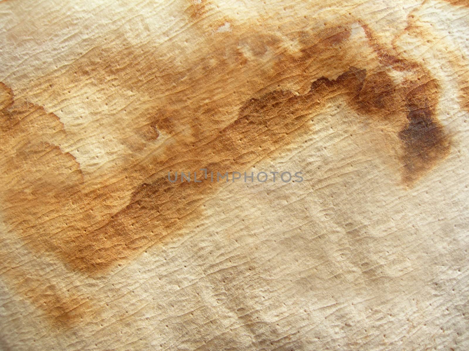 Time-aged paper with numerous holes on the surface and burns.Texture or background