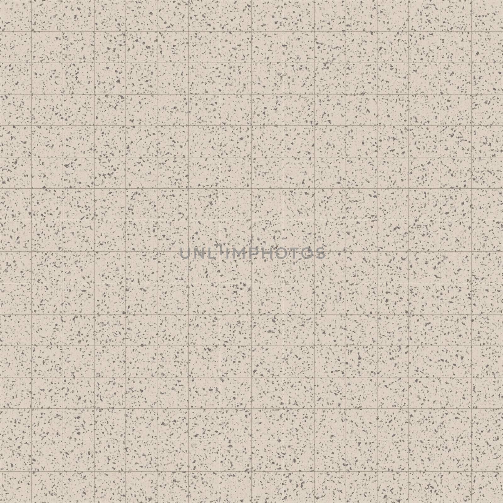 The surface of the bathroom is made of small square tiles beige speckled .Texture or background