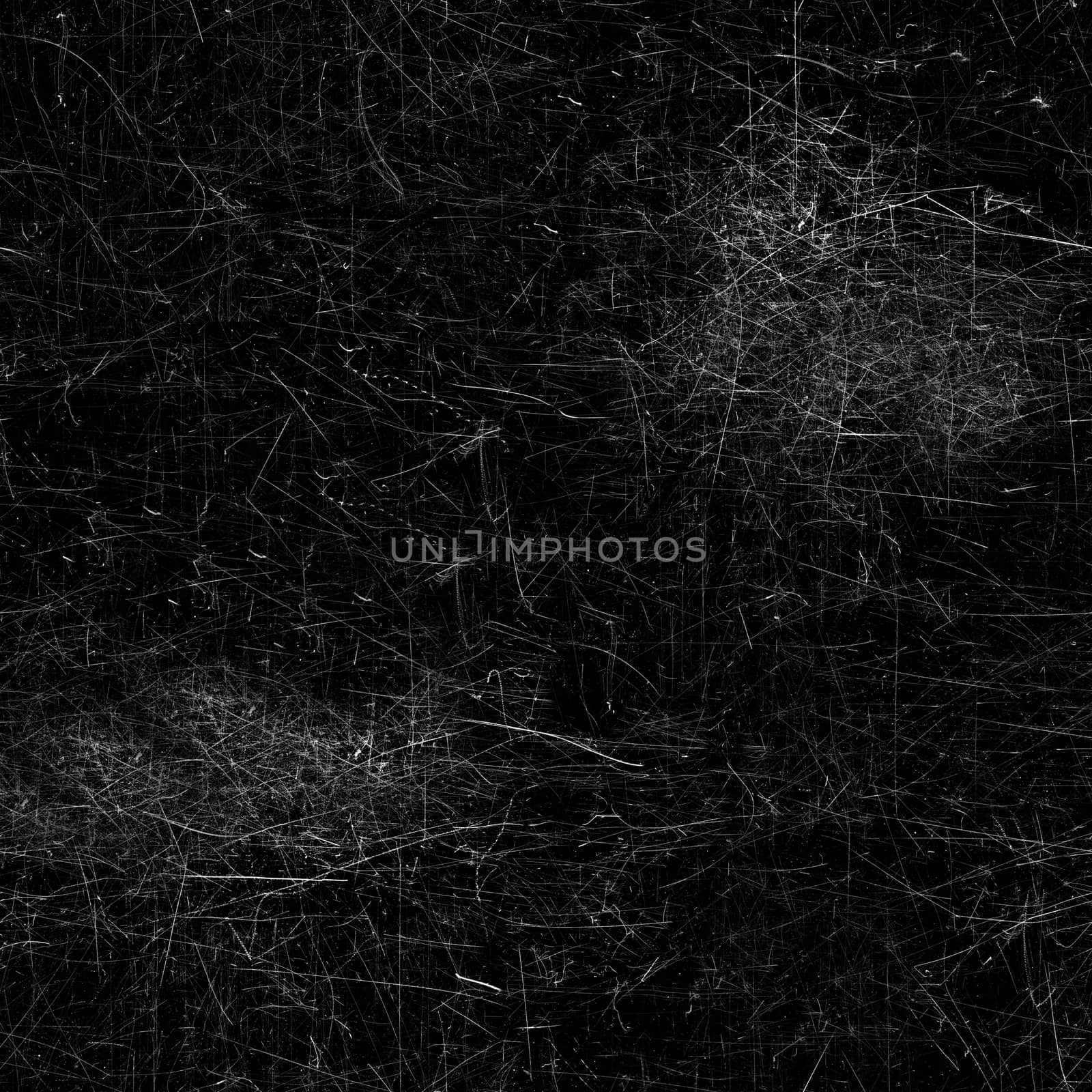 On a black background a large number of white scratches .Texture or background like a needle