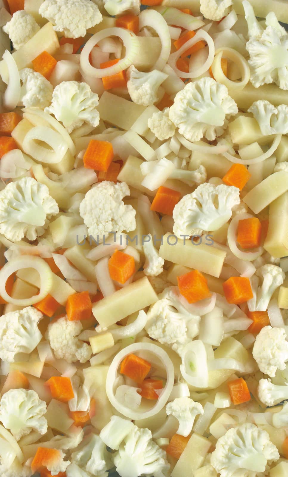 Different ingredients for vegetarian salad close up.Texture or background