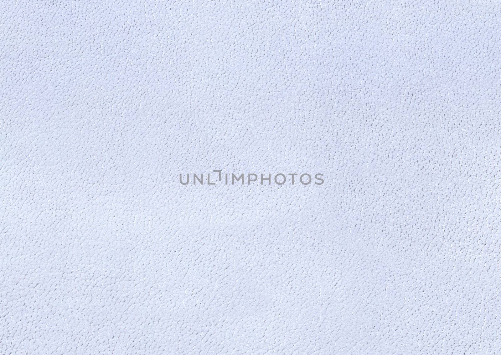 The upholstery of the back of the sofa is made of genuine leather of light blue color