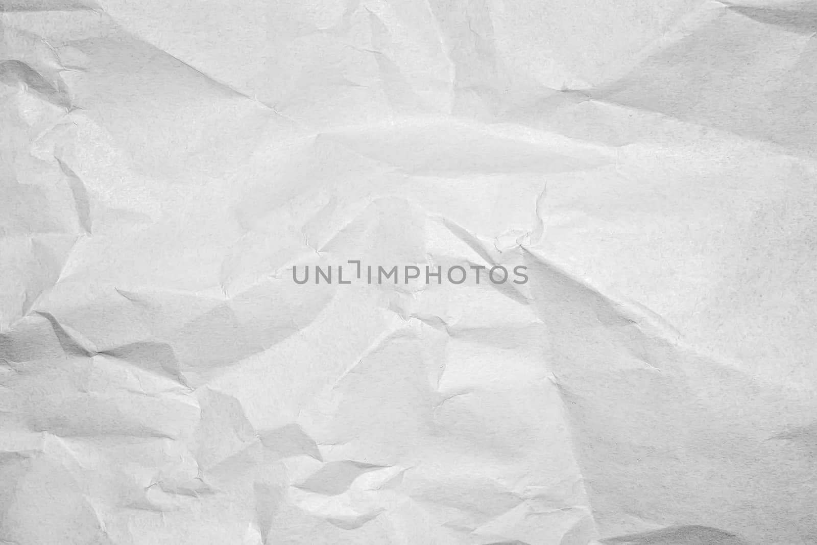 White crumpled paper texture for Photo background