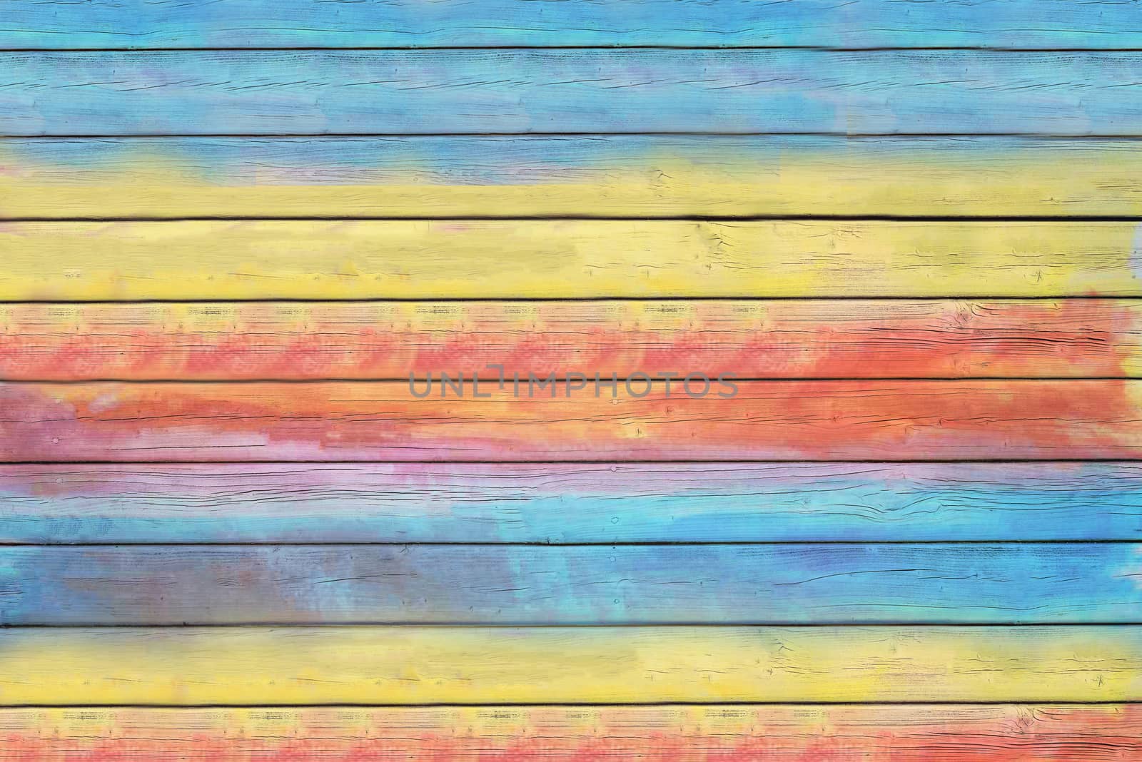 Iridescent color scheme texture of the wooden surface .Texture or background