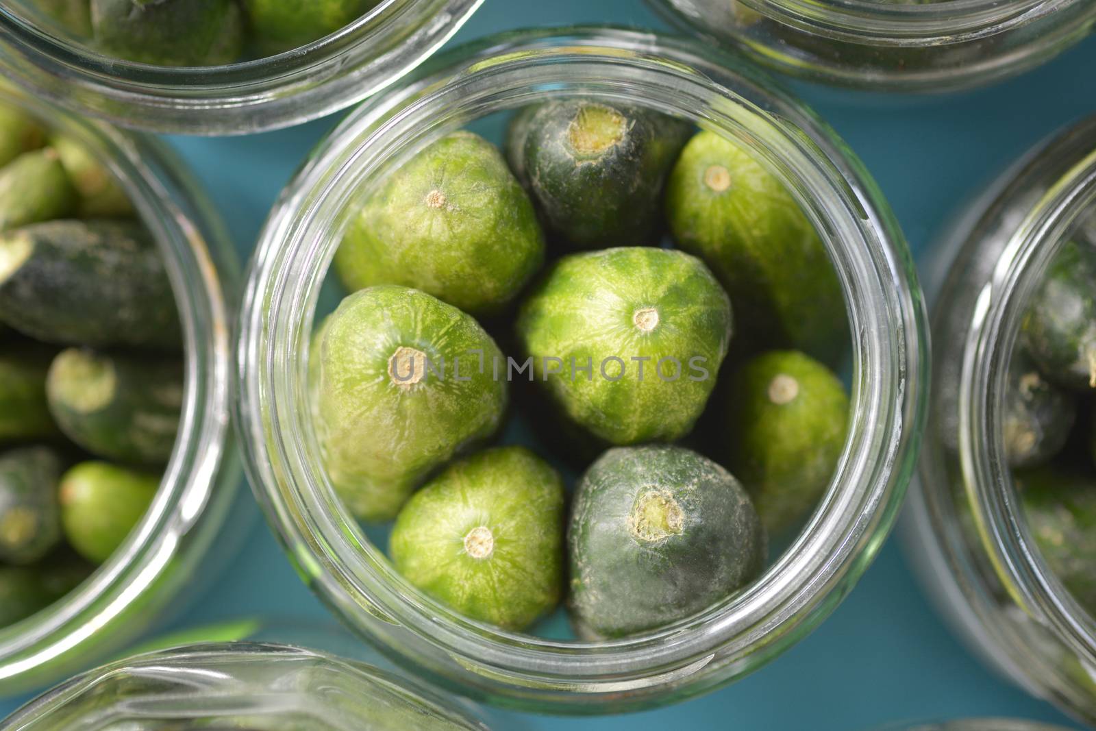 Cucumbers in a jars - preparing pickles