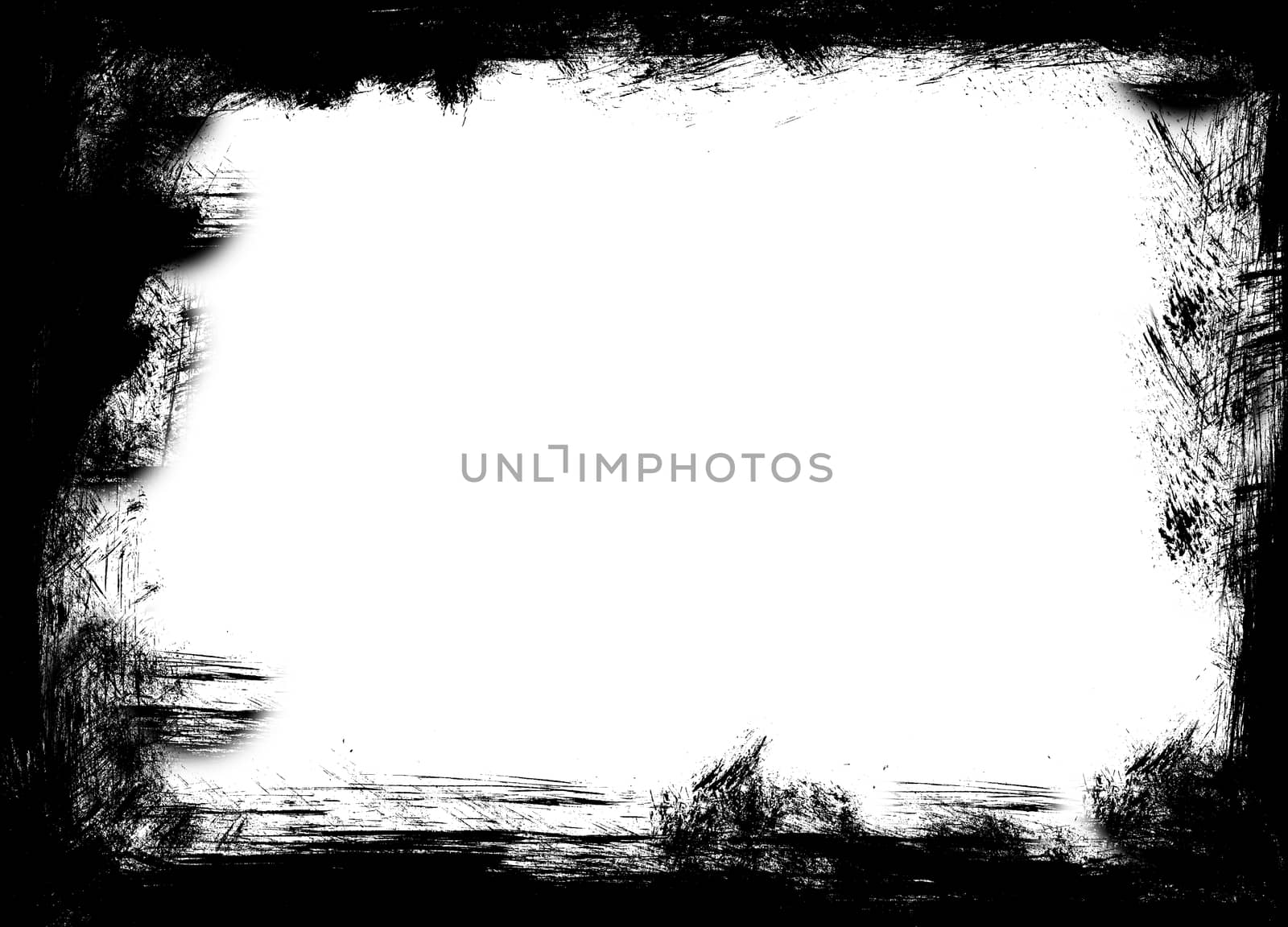 Retro style mask overlay on frame with scratches and spots on white background.Background or mask