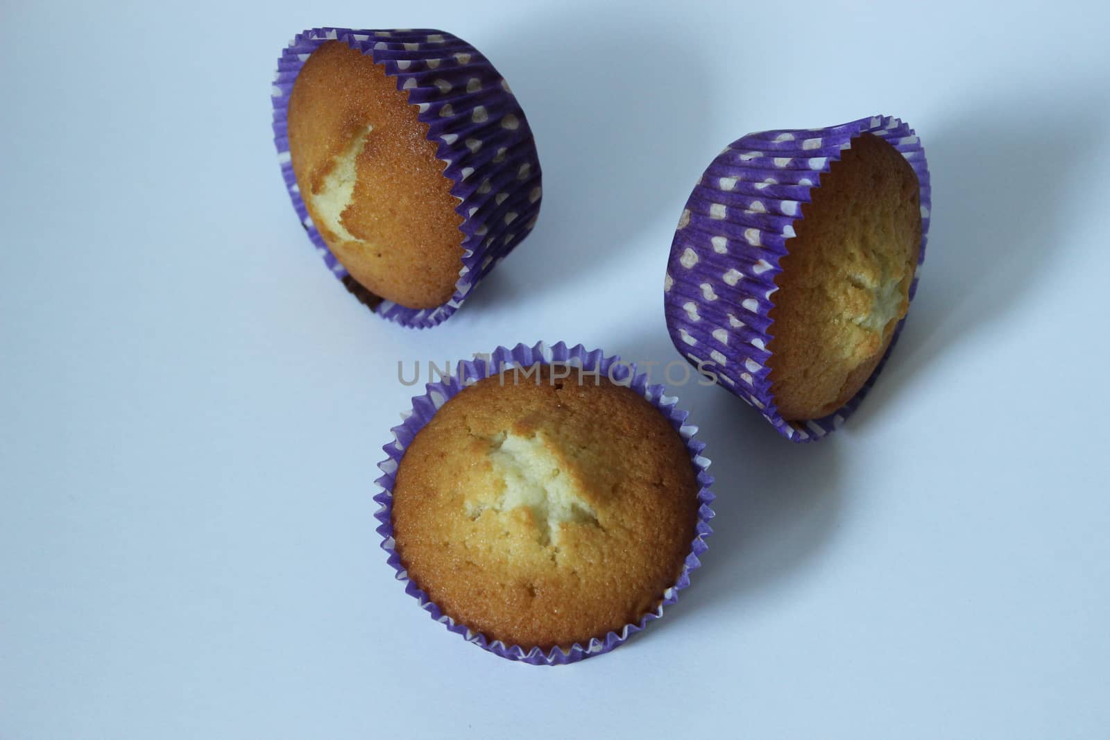 Sweet pastry cupcakes with condensed milk.Texture or background