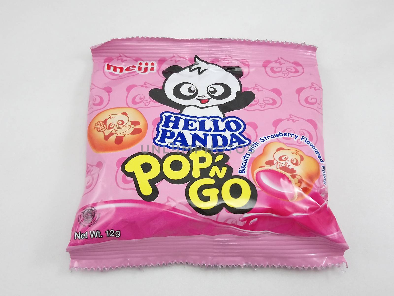 Meiji hello panda pop n go strawberry in Manila, Philippines by imwaltersy
